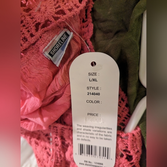 SHORELINE Tie dye sleeveless dress beach cover-up resortwear - Picture 5 of 8